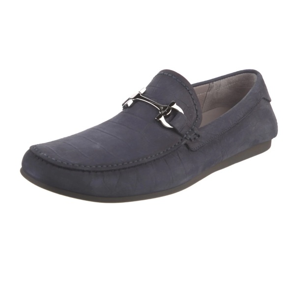 Salvatore Ferragamo Men's Gancini Leather Loafers